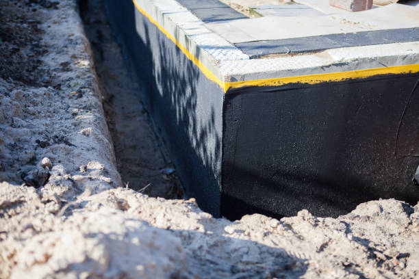 Professional Foundation Crack Repair technician working in Upper Darby, PA